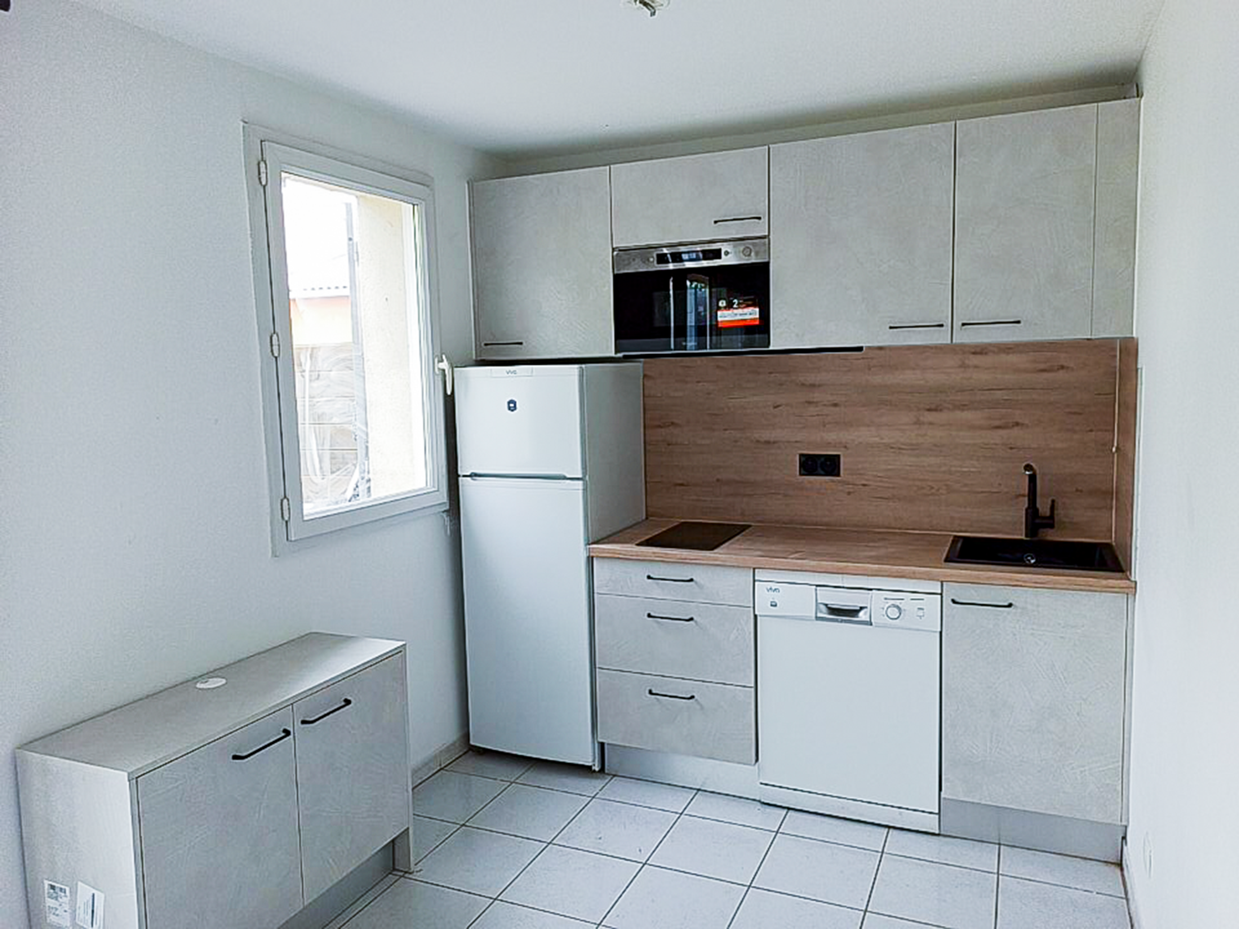 cuisine blanche installée à montpellier